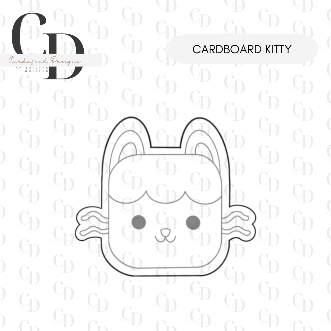 Cardboard Kitty - Cookie Cutter