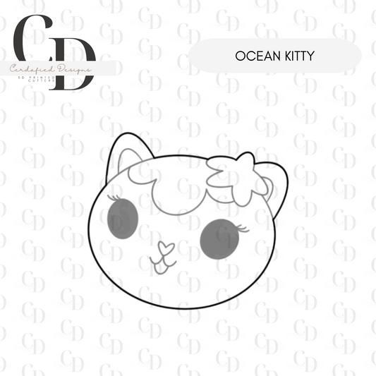 Ocean Kitty - Cookie Cutter