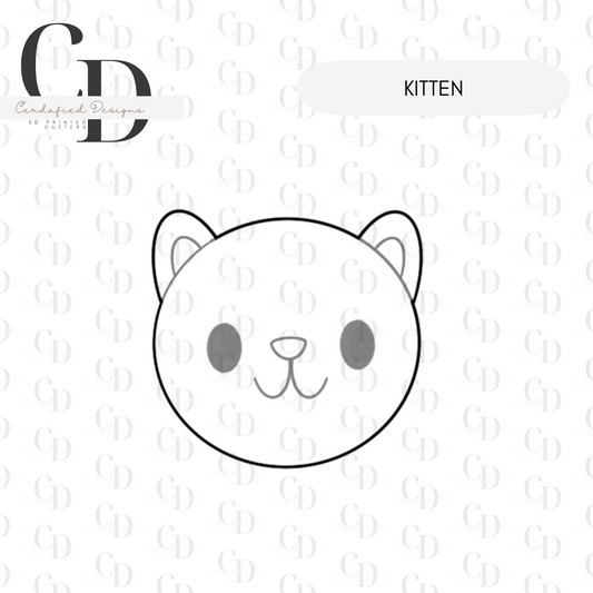 Kitten Character - Cookie Cutter