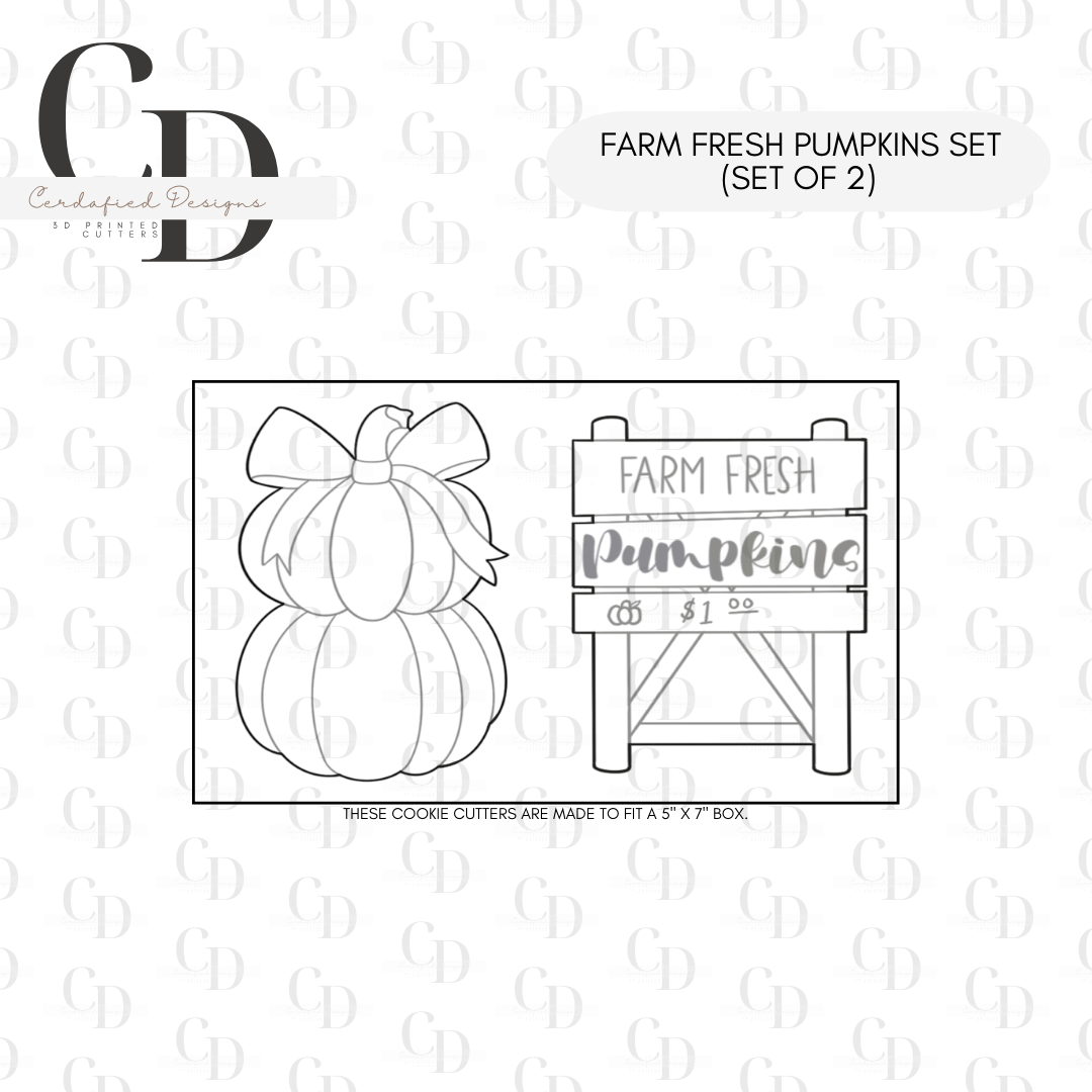 Farm Fresh Pumpkins Cookie Cutter Set