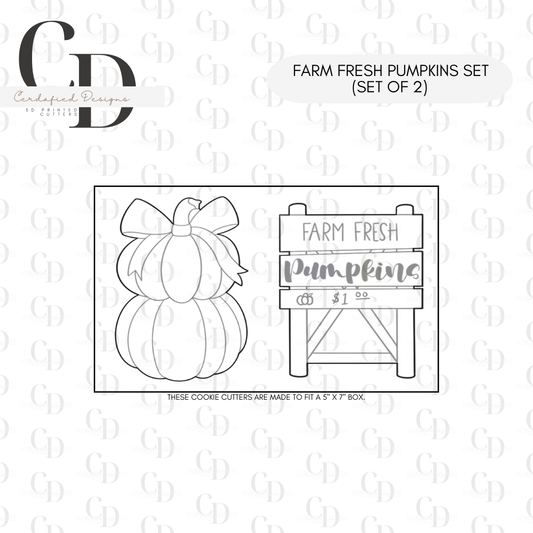 Farm Fresh Pumpkins Cookie Cutter Set