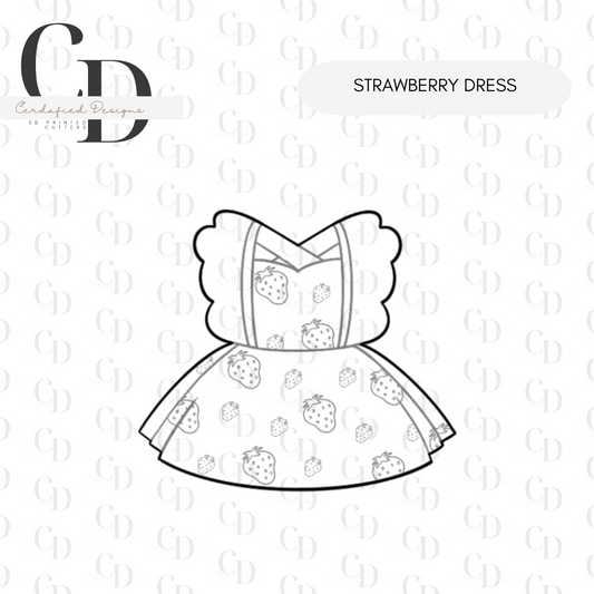 Strawberry Dress - Cookie Cutter