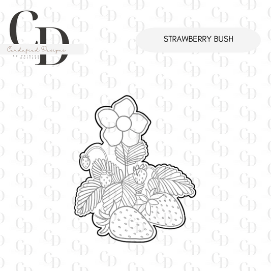 Strawberry Bush - Cookie Cutter