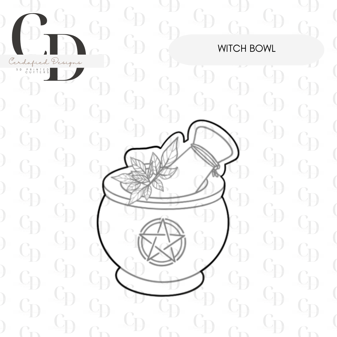 Witch Bowl - Cookie Cutter